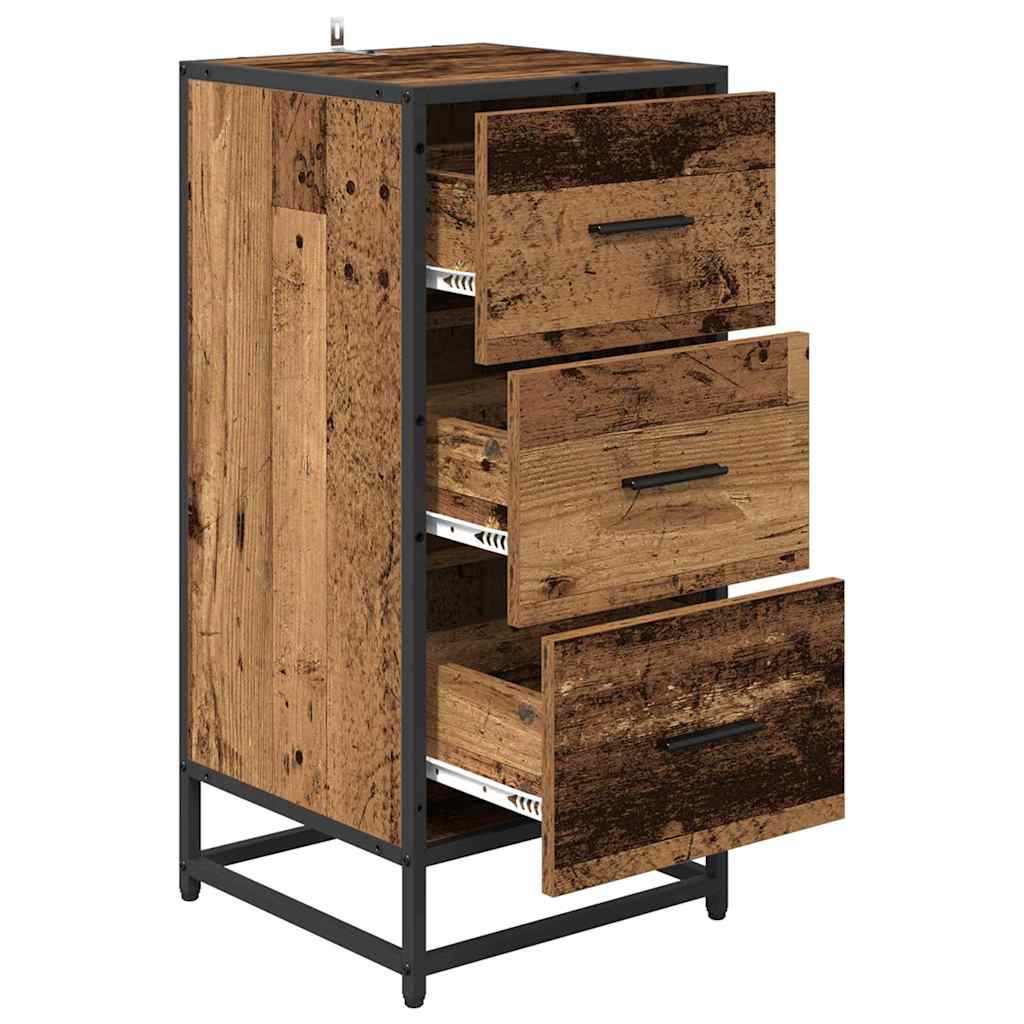 Sideboard Gammelt træ 35.5 x 35 x 76 cm