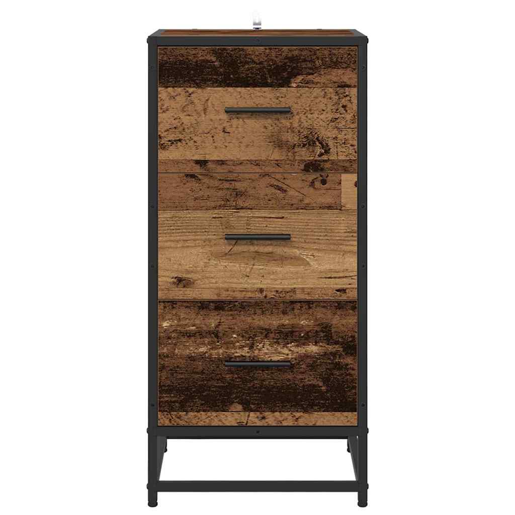 Sideboard Gammelt træ 35.5 x 35 x 76 cm