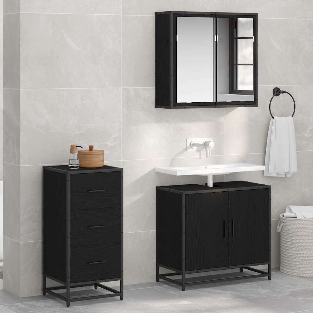 Sideboard Sort eg 35.5 x 35 x 76 cm