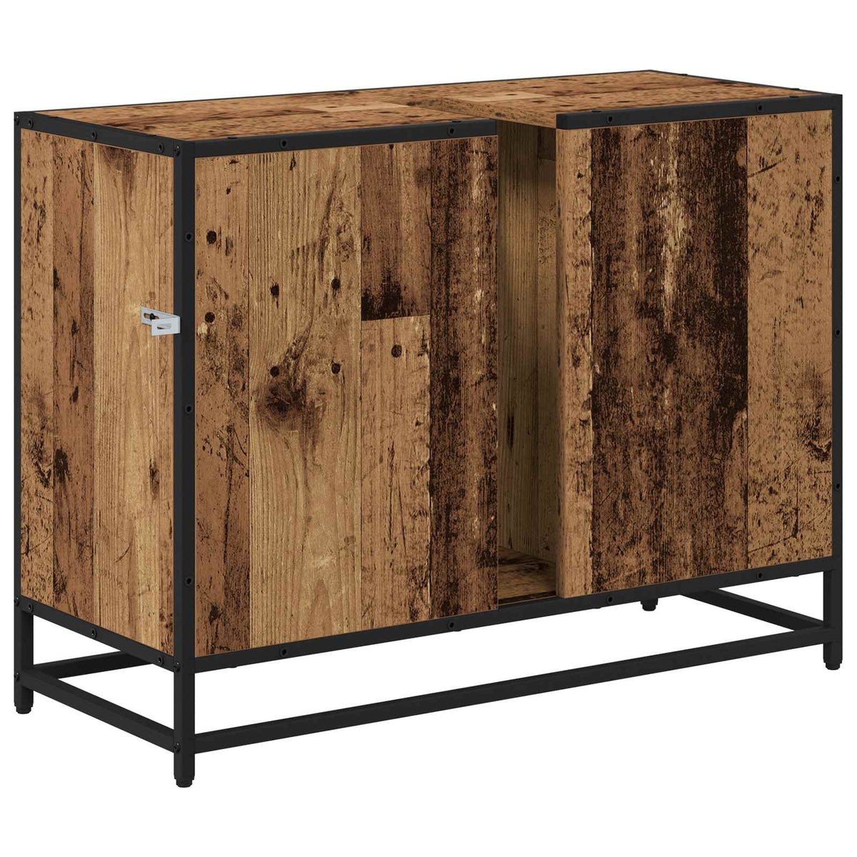 Badeværelsesskab Gammelt træ 80 x 33 x 60 cm Konstrueret træ