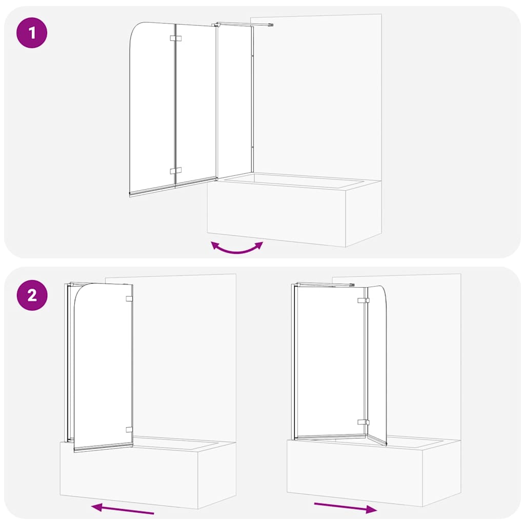 Bruser Indhegning Guld 120 x 68 x 130 cm ESG Glas og Aluminium