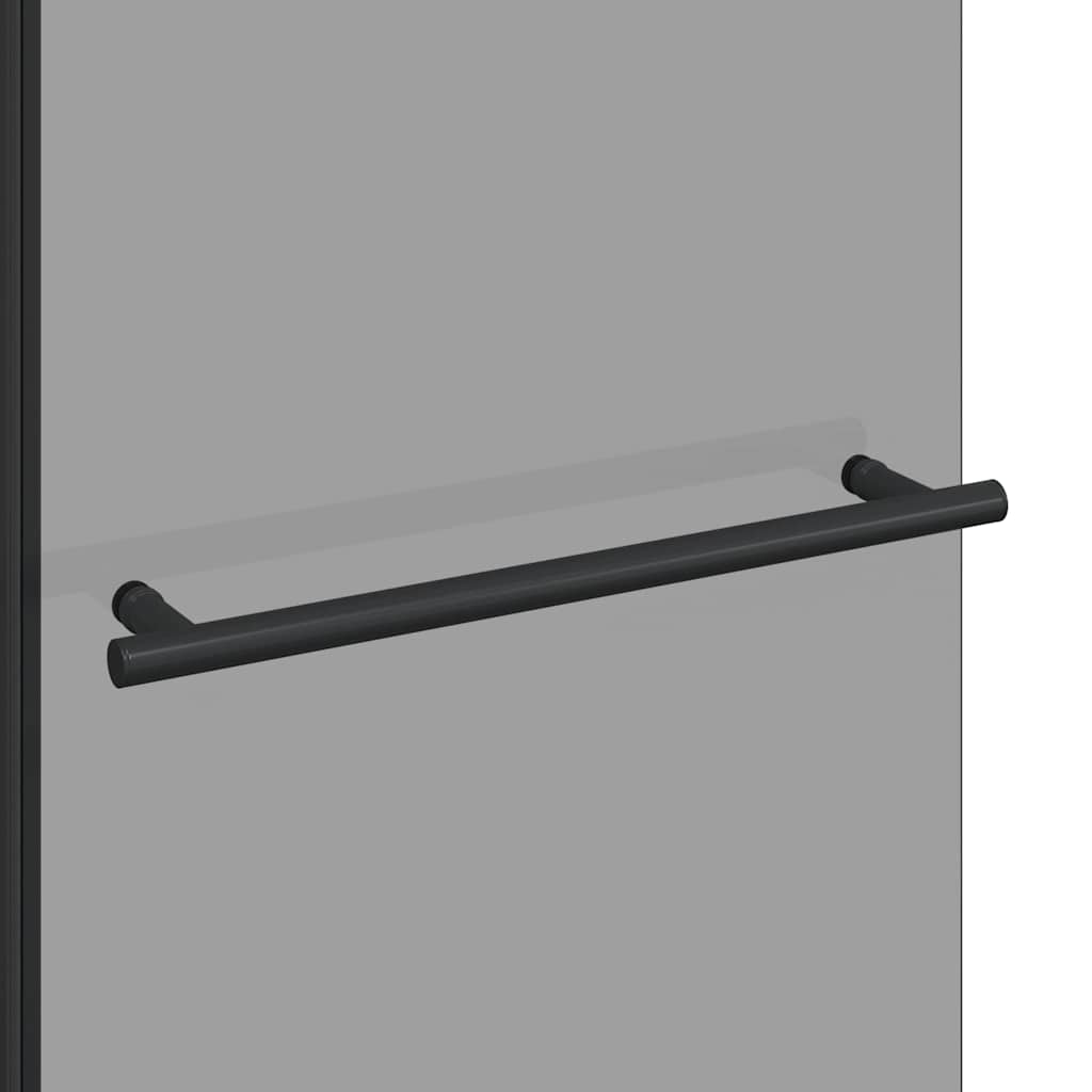 Bi-folding brusekabine Mørk gennemsigtig 120 x 67 x 129 cm