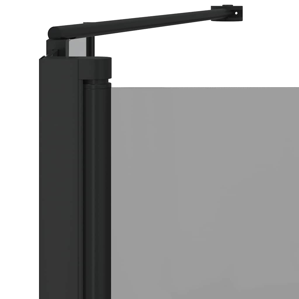 Bi-folding brusekabine Mørk gennemsigtig 120 x 67 x 129 cm