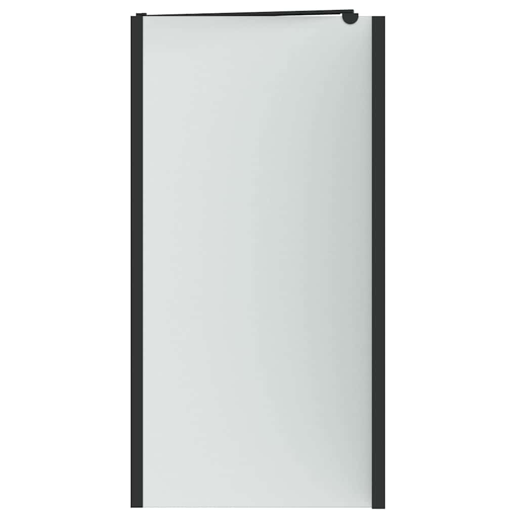 Bruser Indhegning Sort 120 x 68 x 130 cm ESG Glas og Aluminium