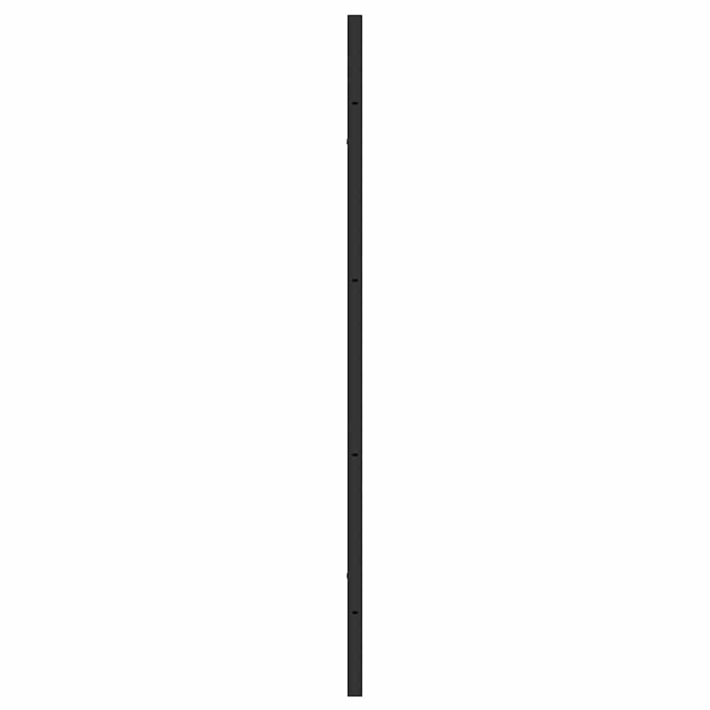 Bade Bruse skærm Sort 68 x 130 cm Sikkert glas