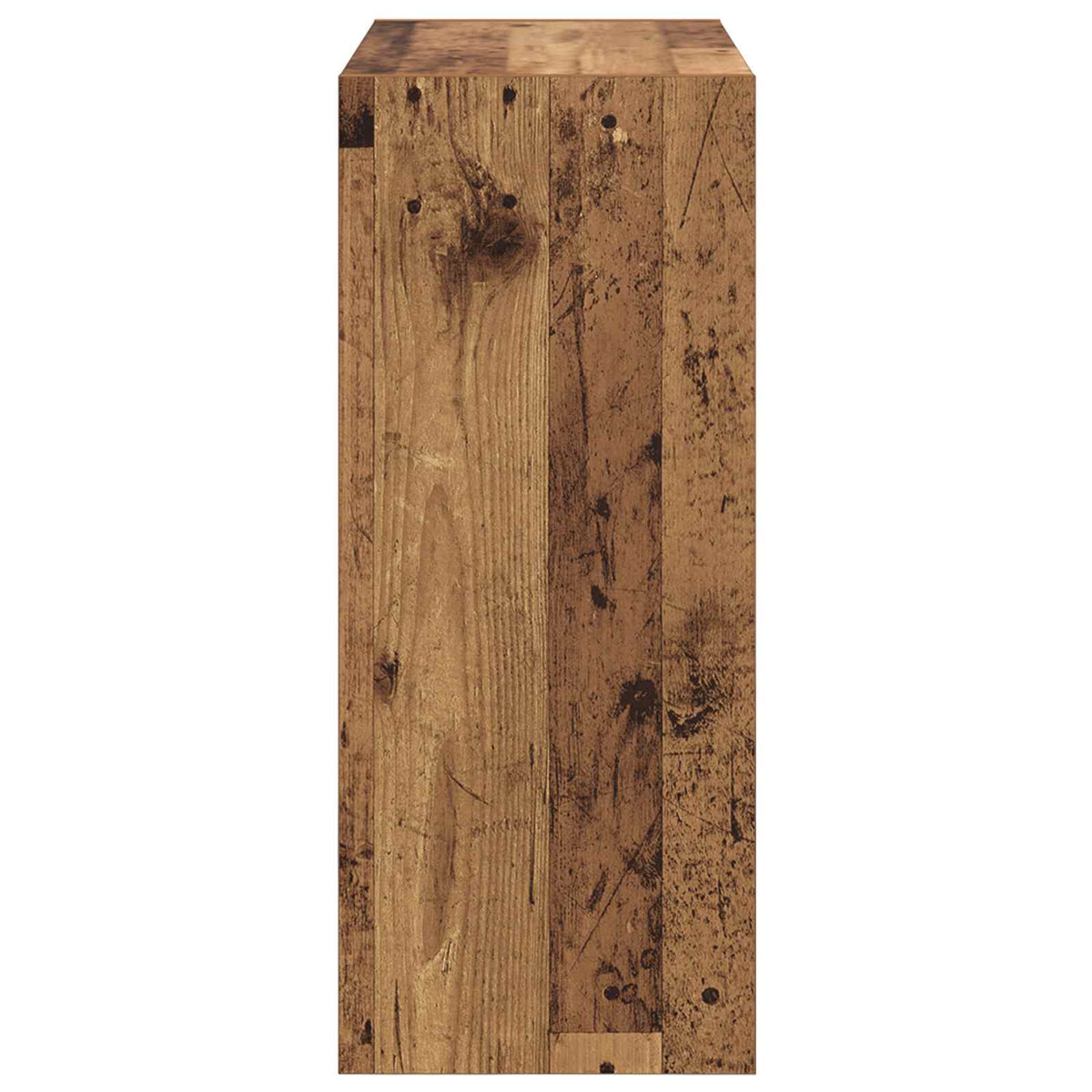 Bogskab 2 niveauer 60 x 30 x 72 cm Konstrueret træ Gammelt træ