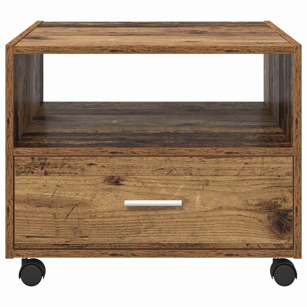 Sofabord Gammelt træ 55 x 55 x 45cm Konstrueret træ