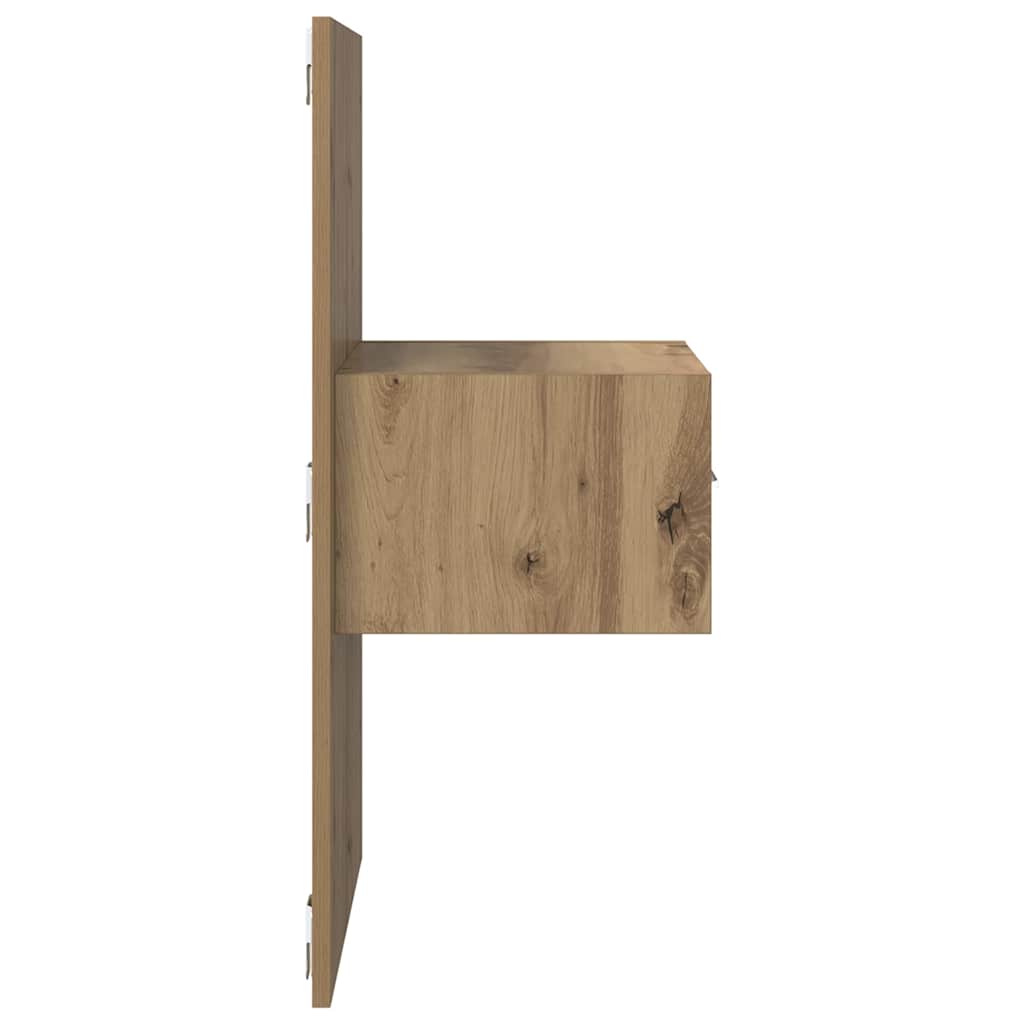 Natskab 2 stk. Artisan Egetræ 50 x 32,5 x 80 cm Konstrueret træ