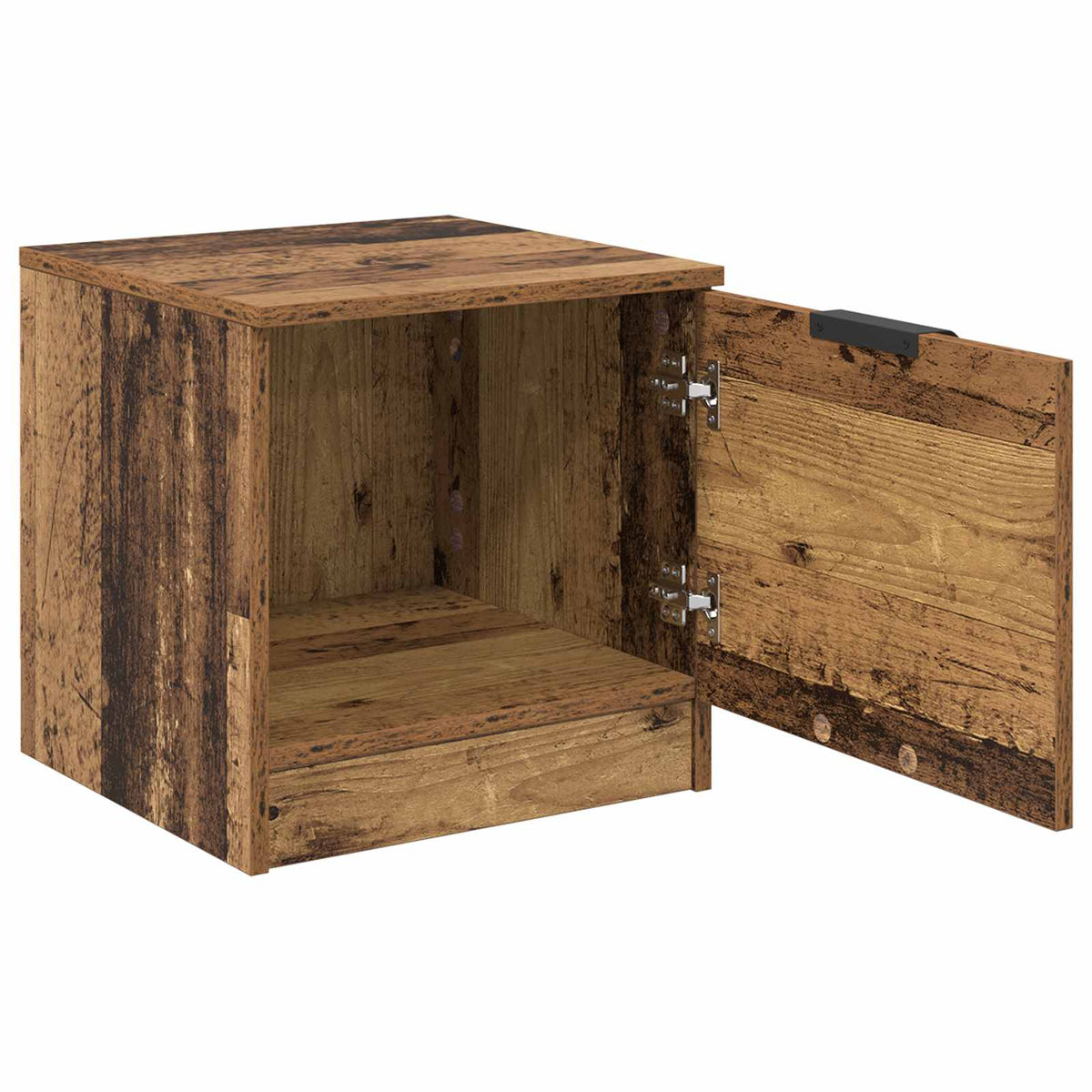 Sengeskab 2 stk. Gammelt træ 40 x 39 x 40 cm Konstrueret træ