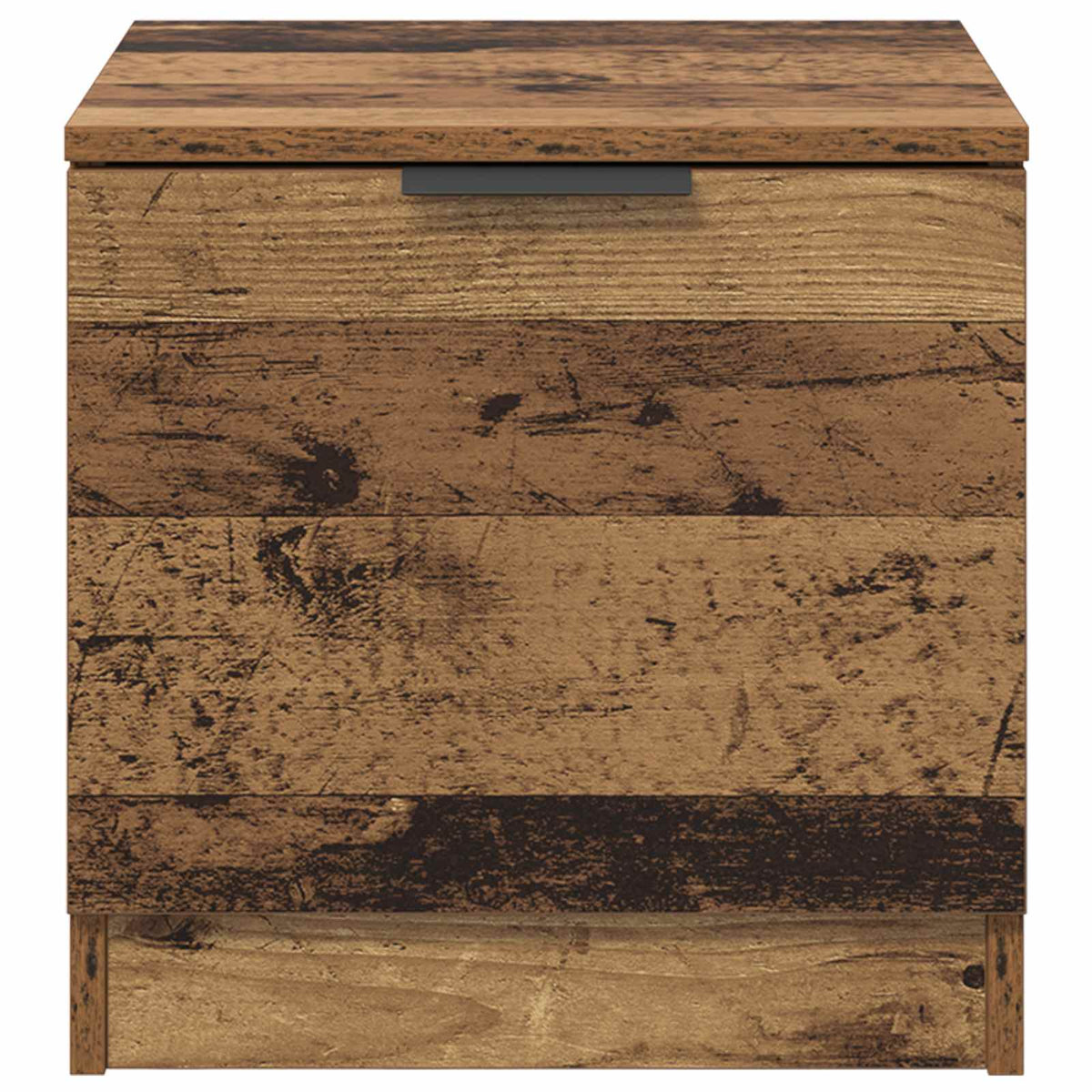 Sengeskab 2 stk. Gammelt træ 40 x 39 x 40 cm Konstrueret træ