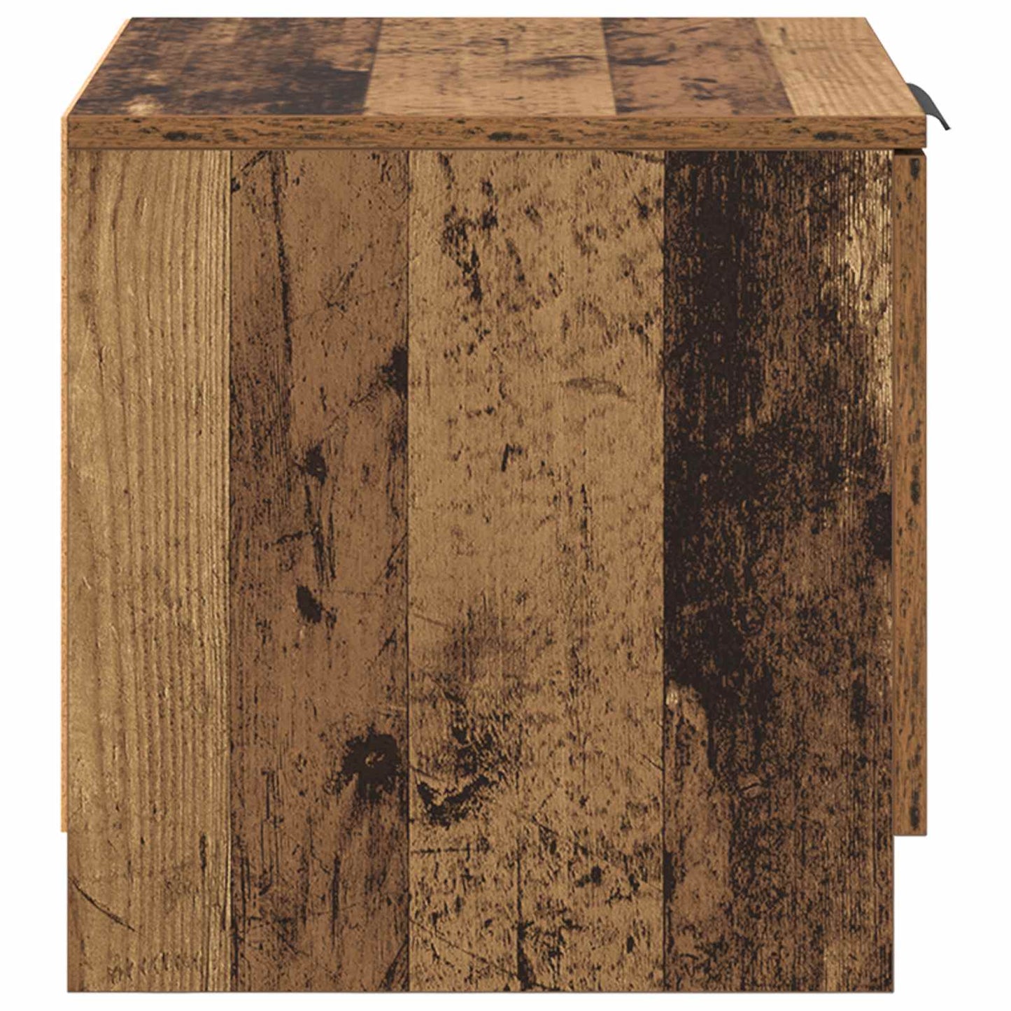 Sengeskab 2 stk. Gammelt træ 40 x 39 x 40 cm Konstrueret træ