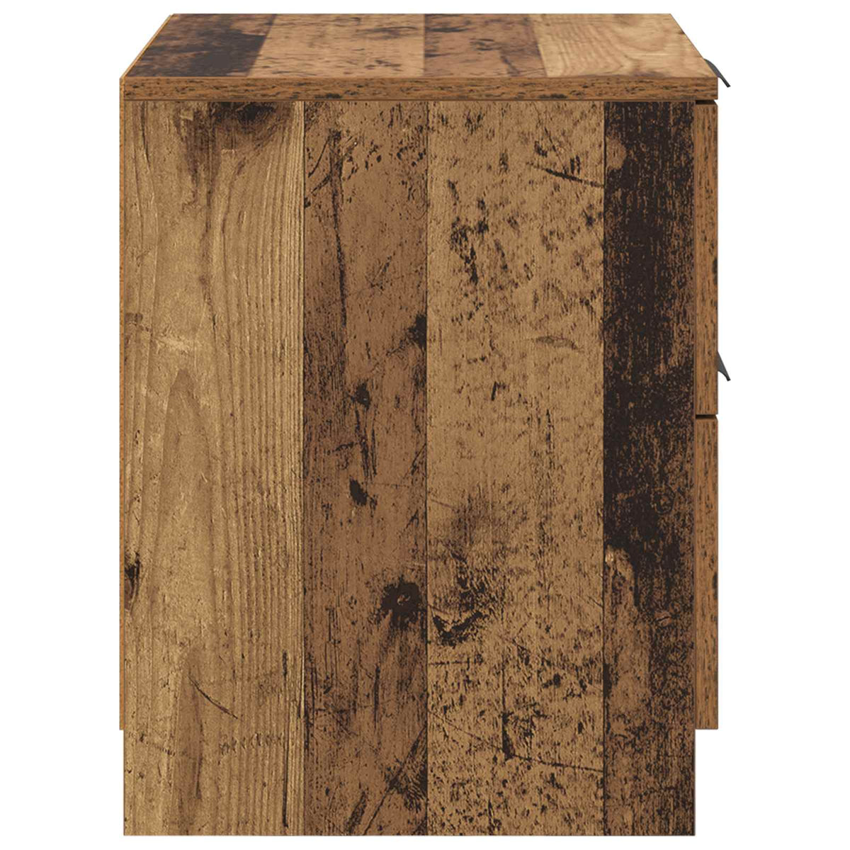 Natskab 2 stk. Gammelt træ 45 x 39 x 50cm Konstrueret træ