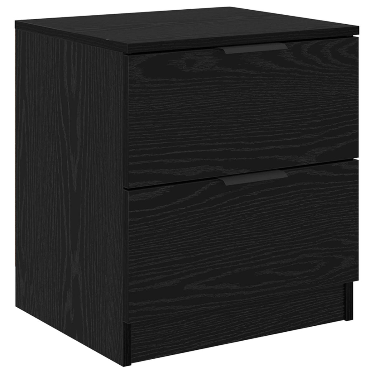 Natskab 2 stk. Sort eg 45 x 39 x 50cm Konstrueret træ
