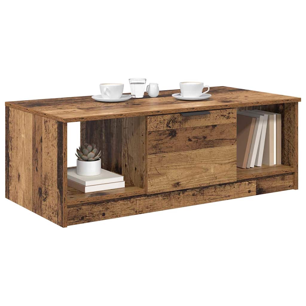 Sofabord Gammelt træ 102 x 50 x 36cm Konstrueret træ