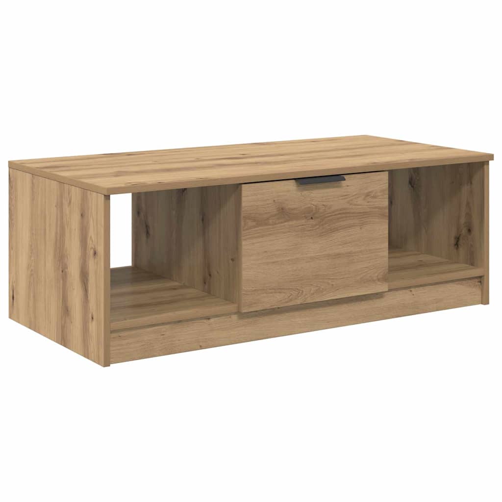 Sofabord Artisan Egetræ 102 x 50 x 36cm Konstrueret træ