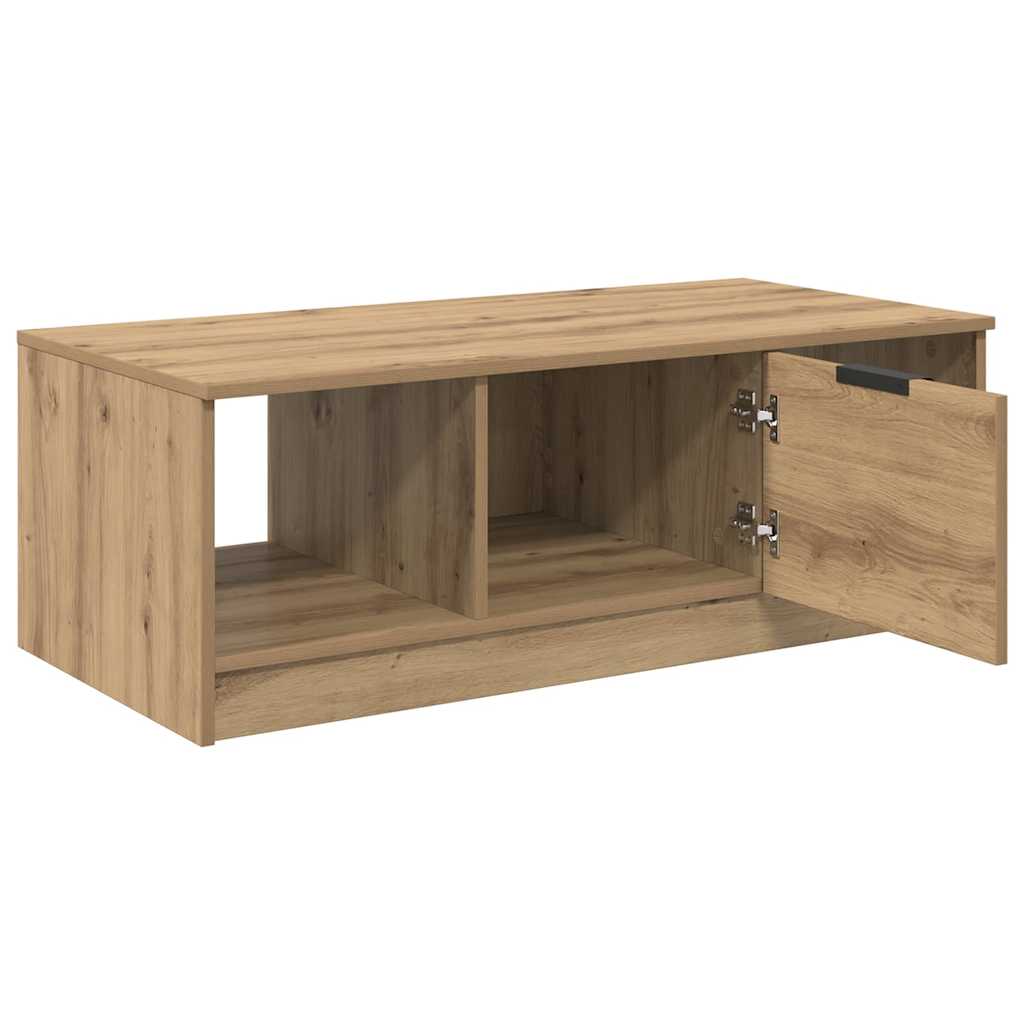Sofabord Artisan Egetræ 102 x 50 x 36cm Konstrueret træ