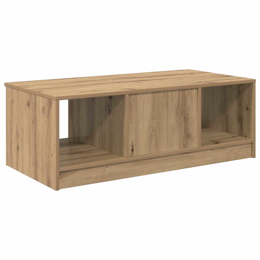 Sofabord Artisan Egetræ 102 x 50 x 36cm Konstrueret træ
