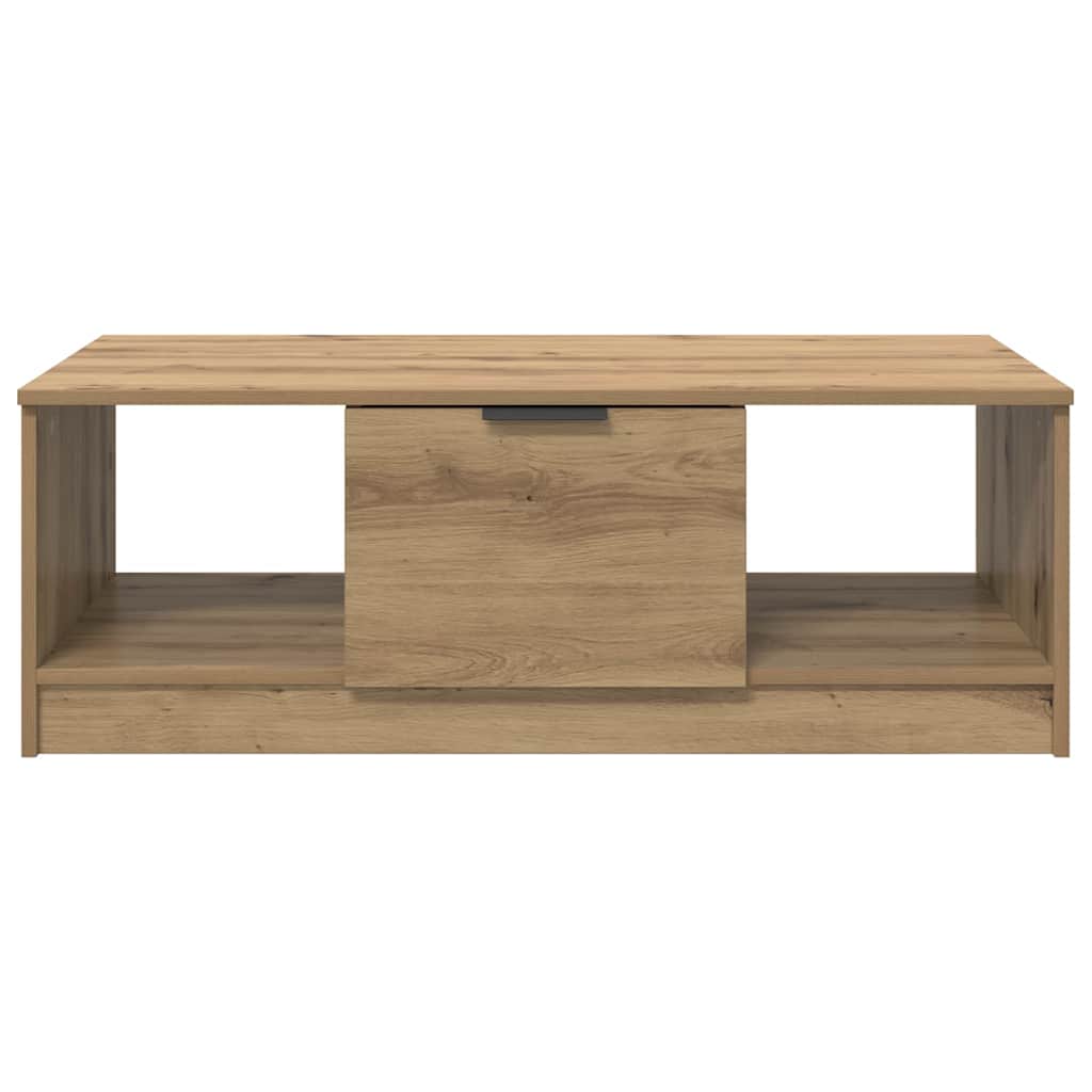 Sofabord Artisan Egetræ 102 x 50 x 36cm Konstrueret træ