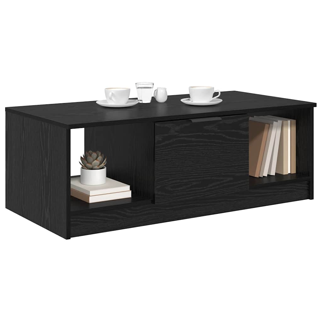 Sofabord Sort eg 102 x 50 x 36cm Konstrueret træ