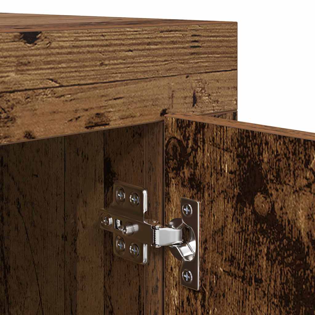 TV-skab 102 x 35 x 45 cm Gammelt træ Konstrueret træ