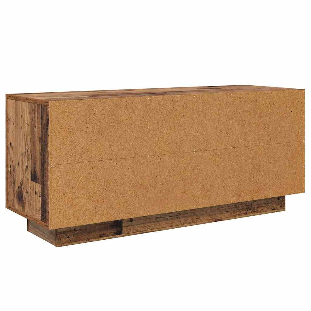 TV-skab 102 x 35 x 45 cm Gammelt træ Konstrueret træ