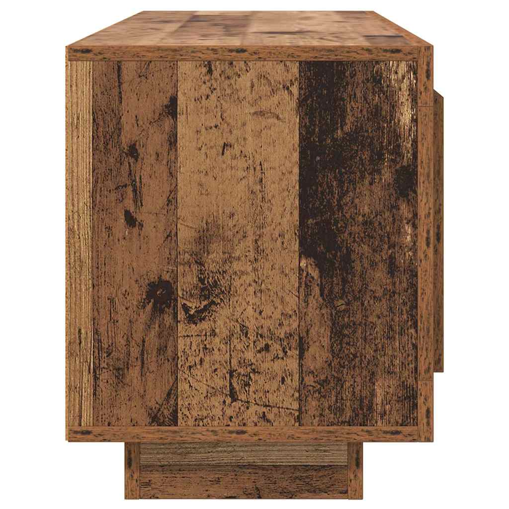 TV-skab 102 x 35 x 45 cm Gammelt træ Konstrueret træ