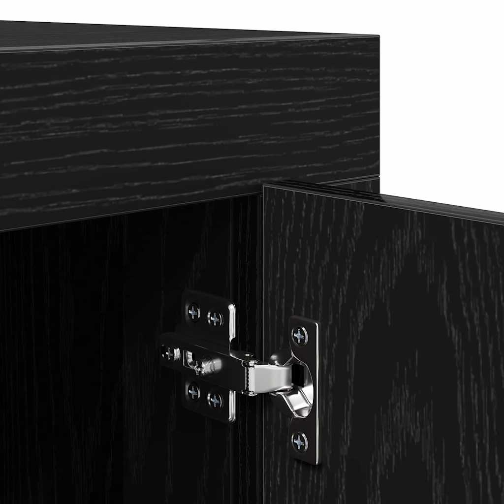 TV-skab 102 x 35 x 45 cm Sort eg Konstrueret træ