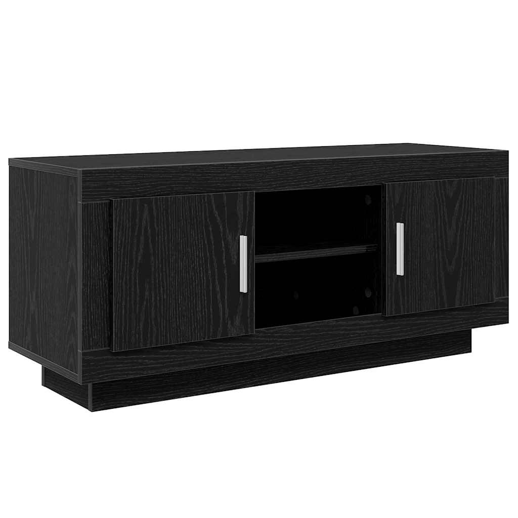 TV-skab 102 x 35 x 45 cm Sort eg Konstrueret træ