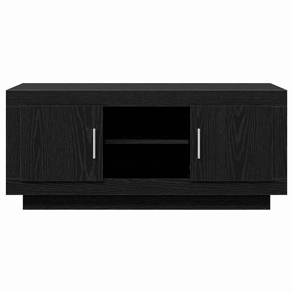 TV-skab 102 x 35 x 45 cm Sort eg Konstrueret træ