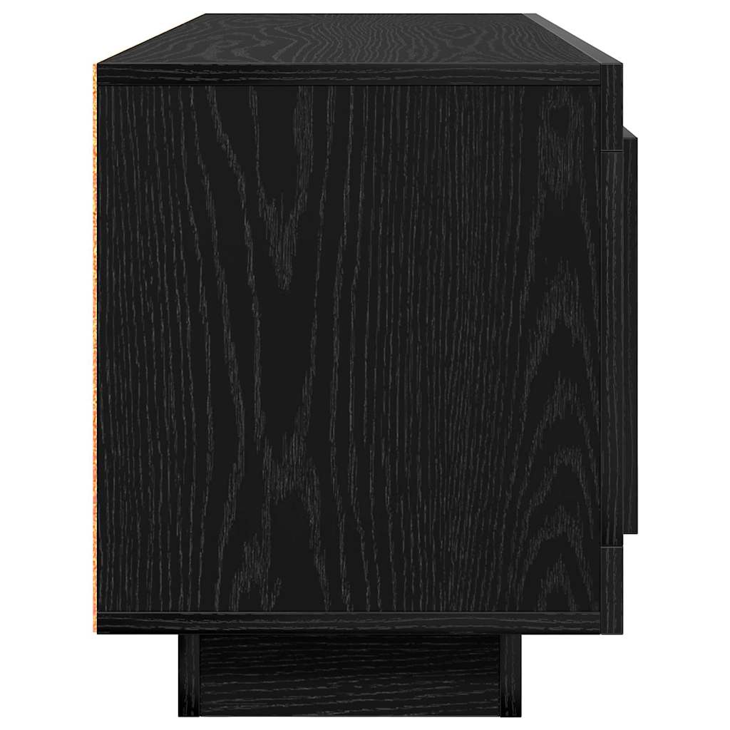 TV-skab 102 x 35 x 45 cm Sort eg Konstrueret træ