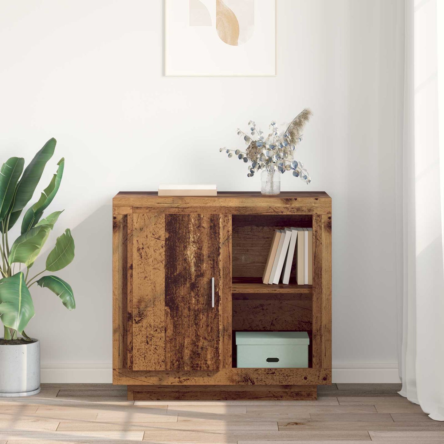 Sideboard Gammelt træ 80 x 40 x 75 cm Konstrueret træ