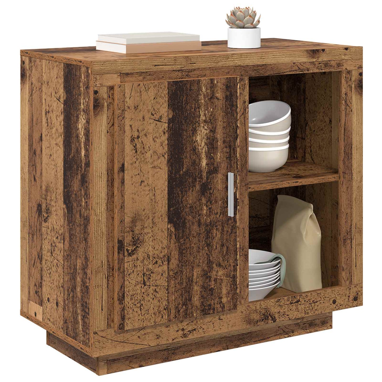 Sideboard Gammelt træ 80 x 40 x 75 cm Konstrueret træ