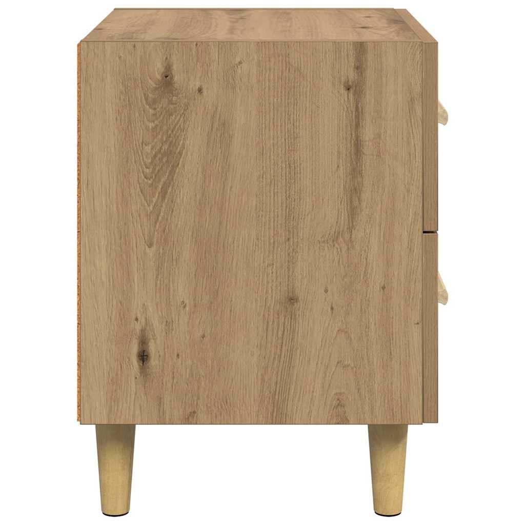 Sengeskab 2 stk. Artisan Egetræ 40 x 35 x 47,5 cm