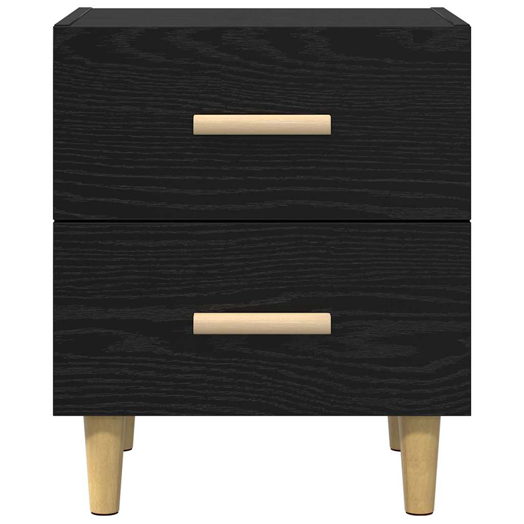 Sengeskab Sort eg 40 x 35 x 47,5 cm Konstrueret træ