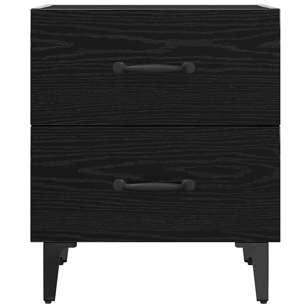 Sengeskab Sort eg 40 x 35 x 47,5 cm Konstrueret træ