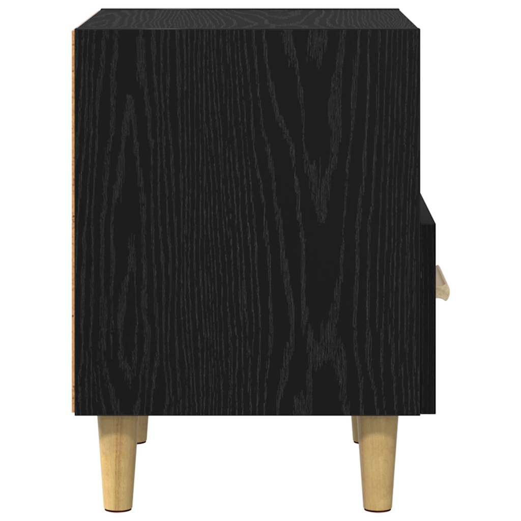 Natskab 2 stk. Sort eg 40 x 35 x 47 cm Konstrueret træ