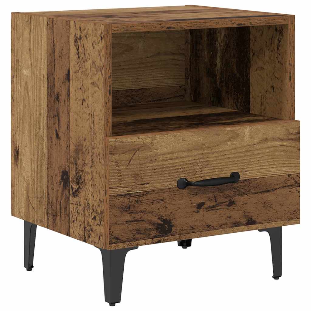 Natskab Gammelt træ 40 x 35 x 47,5 cm Konstrueret træ