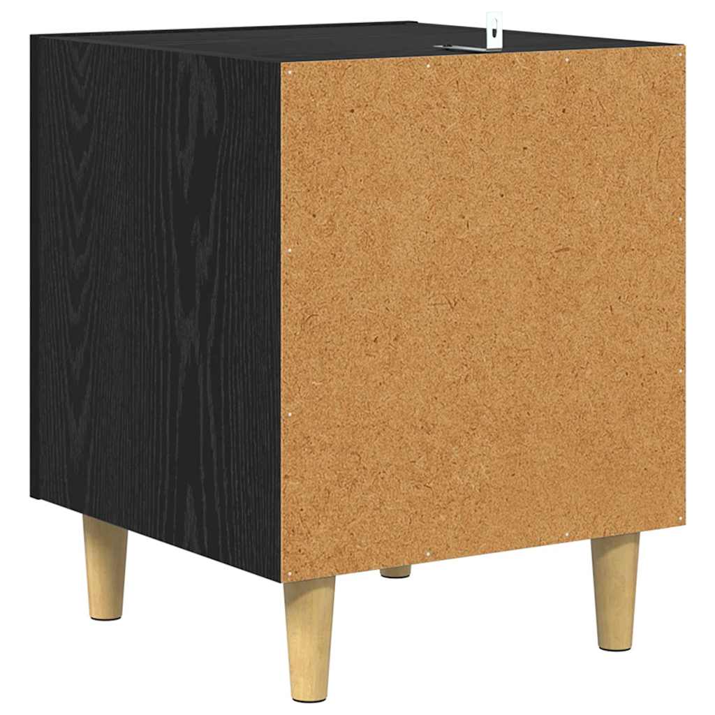 Natskab 2 stk. Sort eg 40 x 40 x 50 cm Konstrueret træ