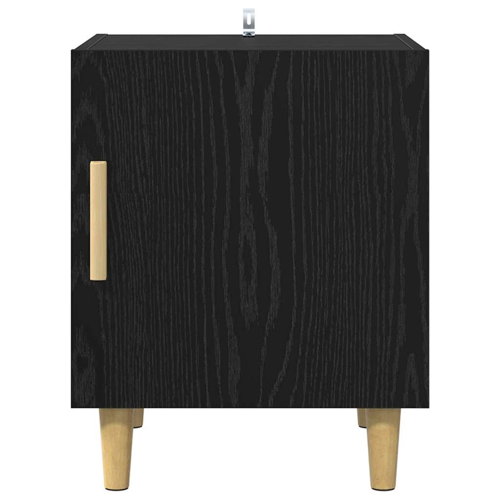 Natskab 2 stk. Sort eg 40 x 40 x 50 cm Konstrueret træ