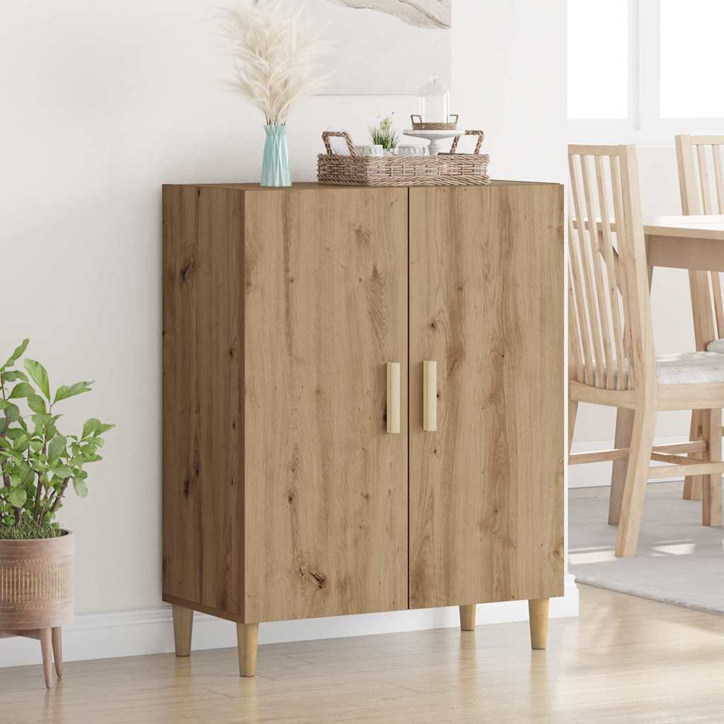Sideboard Artisan Egetræ 70 x 34 x 90 cm Konstrueret træ