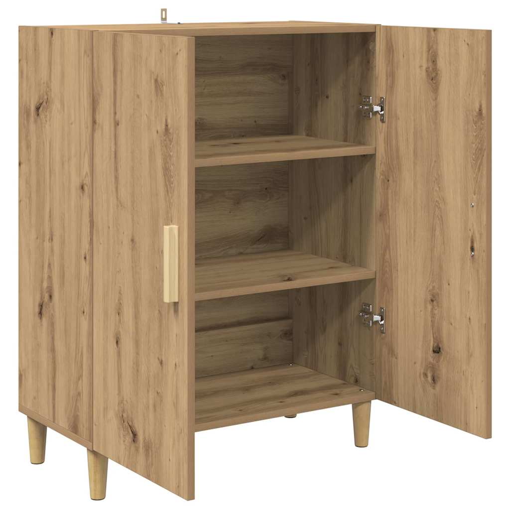 Sideboard Artisan Egetræ 70 x 34 x 90 cm Konstrueret træ