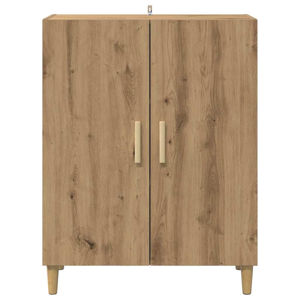 Sideboard Artisan Egetræ 70 x 34 x 90 cm Konstrueret træ