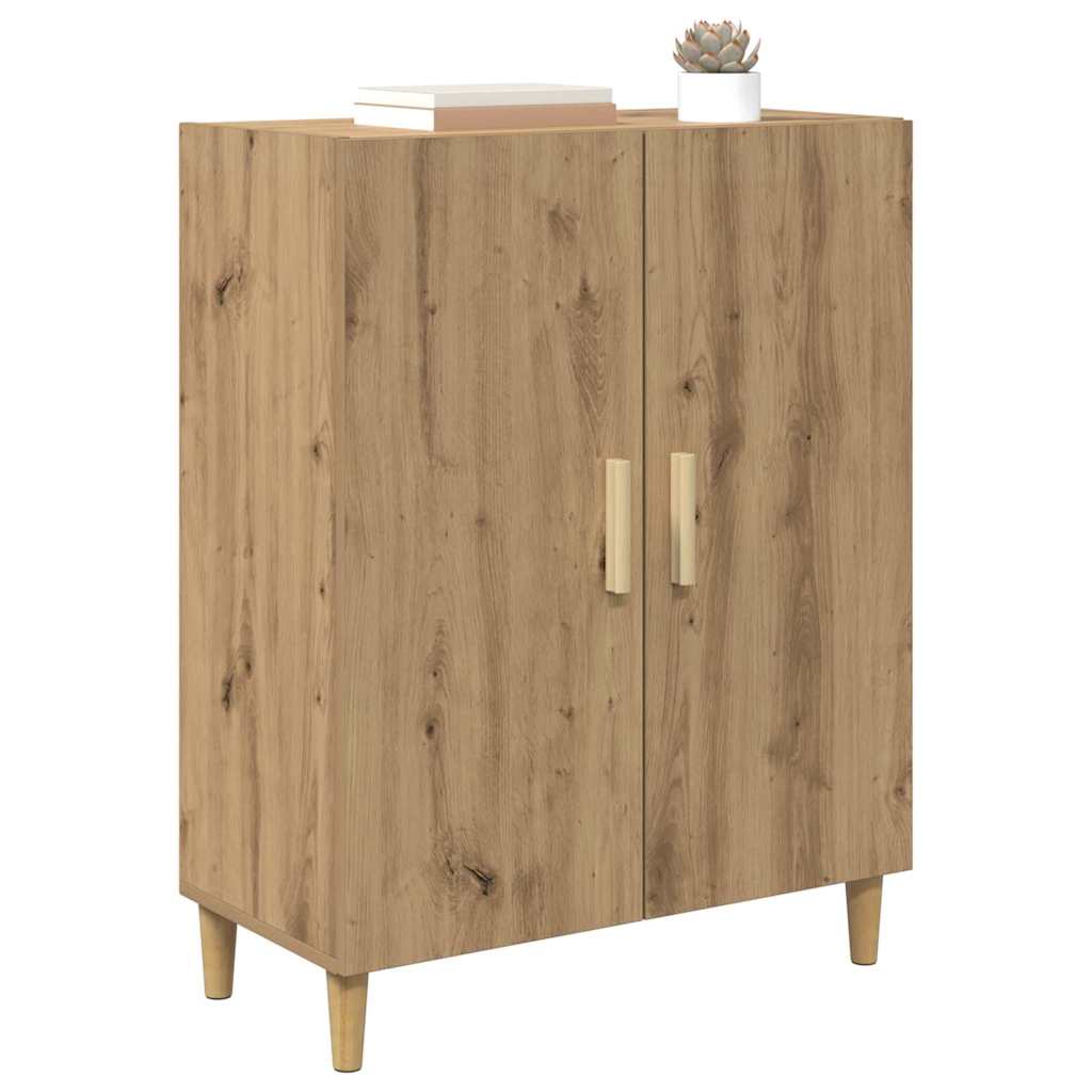 Sideboard Artisan Egetræ 70 x 34 x 90 cm Konstrueret træ