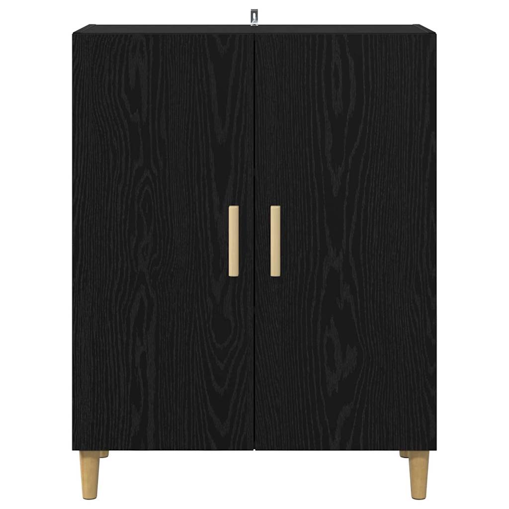 Sideboard Sort eg 70 x 34 x 90 cm Konstrueret træ