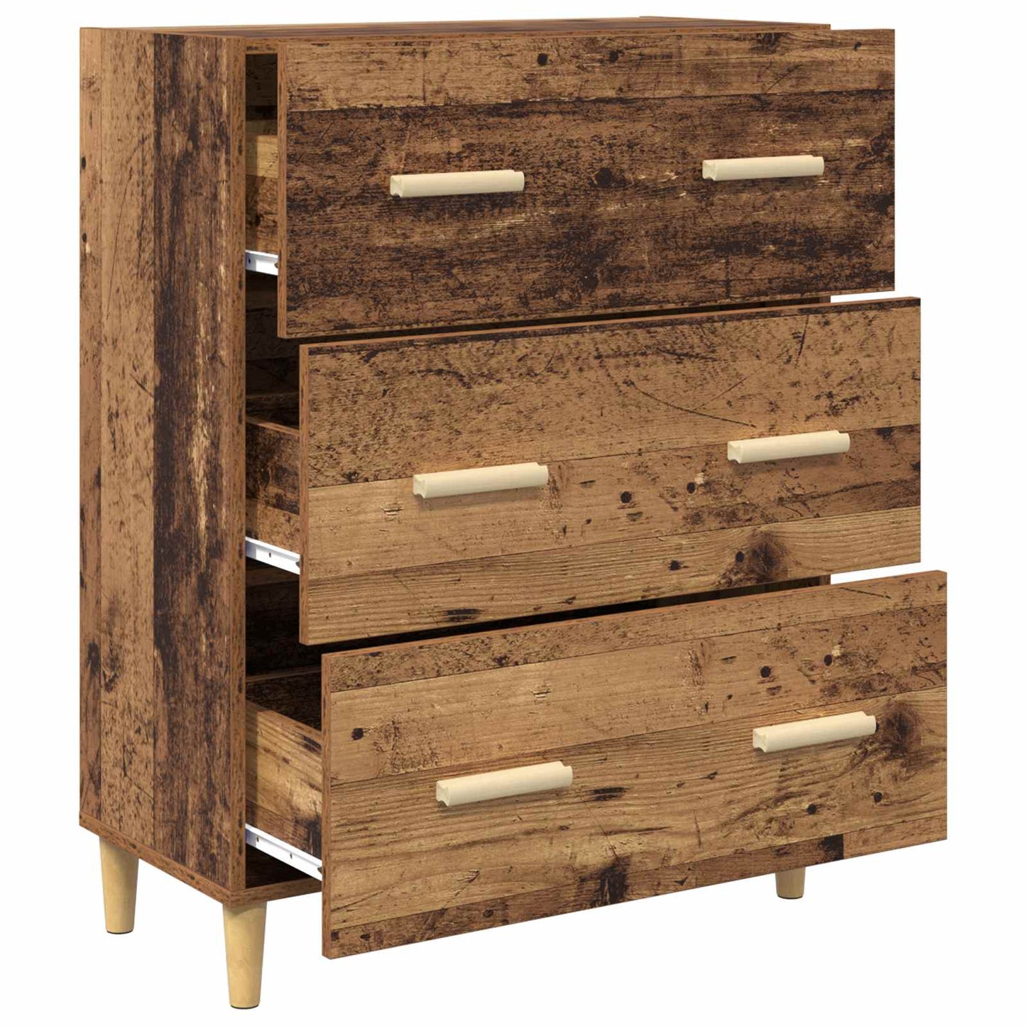 Sideboard Gammelt træ 69,5 x 34 x 90 cm Konstrueret træ