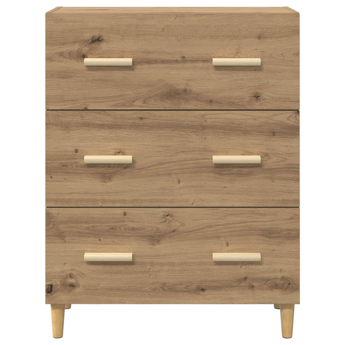 Sideboard Artisan Egetræ 69,5 x 34 x 90 cm Konstrueret træ