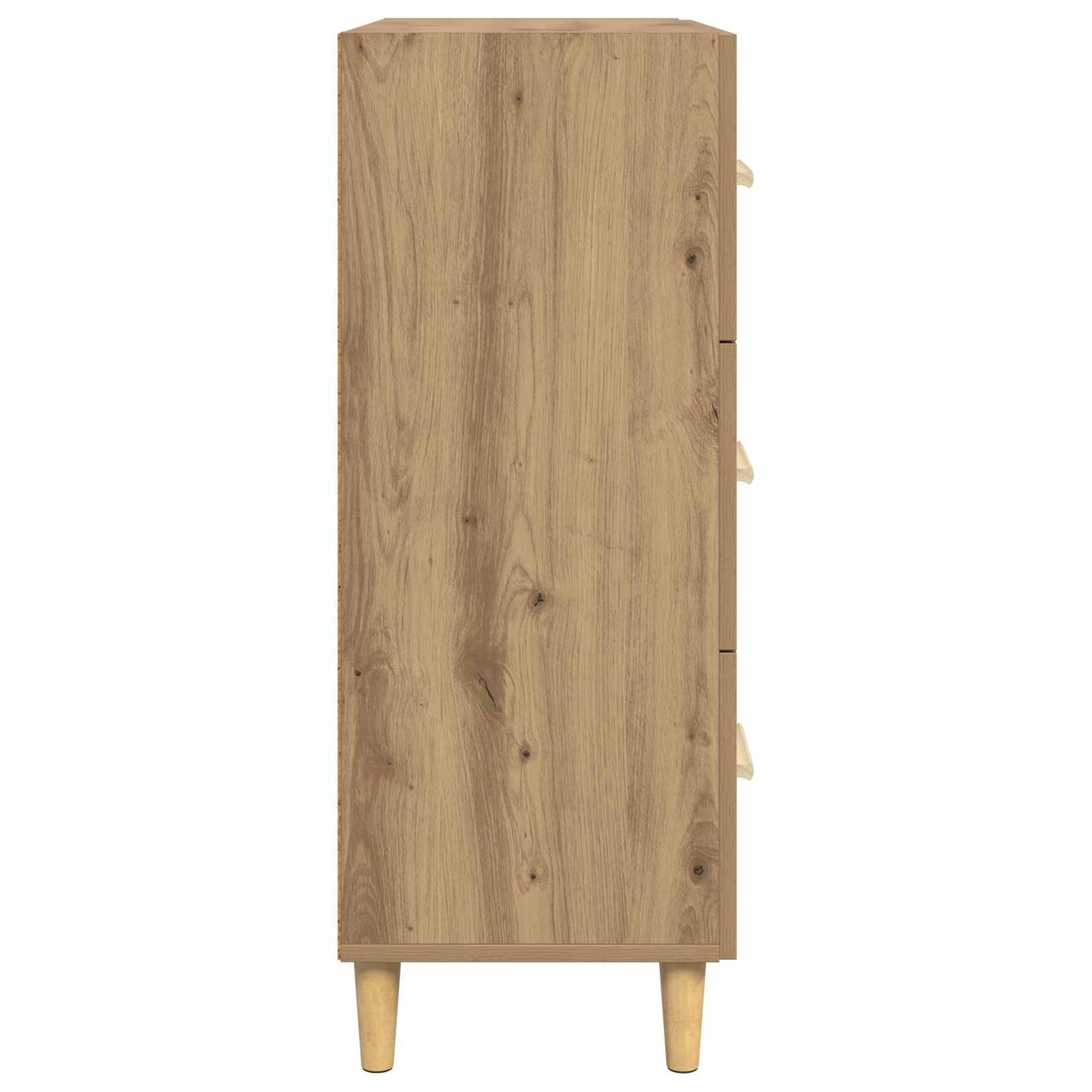 Sideboard Artisan Egetræ 69,5 x 34 x 90 cm Konstrueret træ