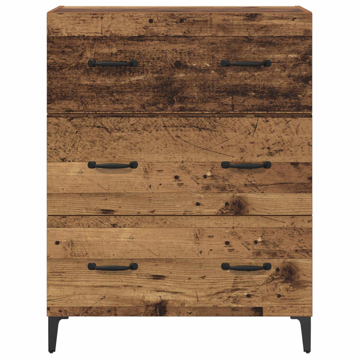 Sideboard Gammelt træ 69,5 x 34 x 90 cm Ingeniørt træ og jern