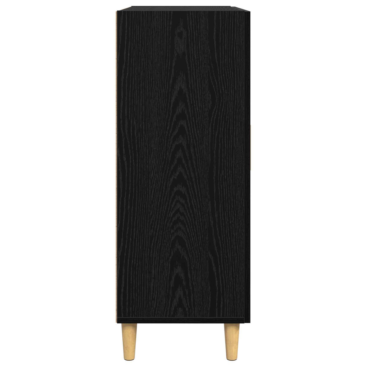 Sideboard Sort eg 34 x 69,5 x 90 cm Konstrueret træ