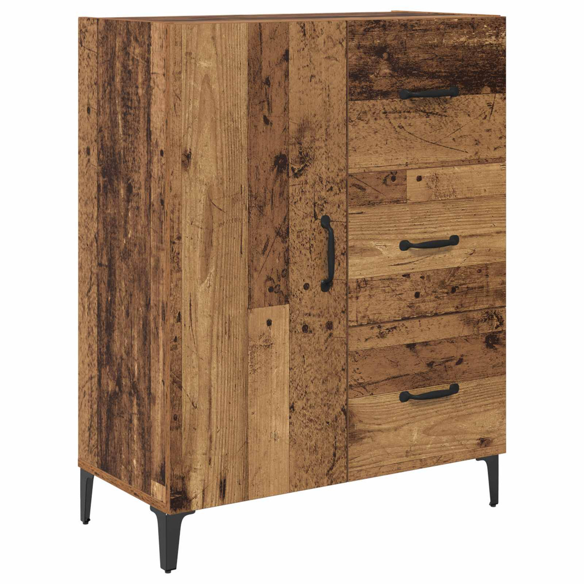 Sideboard Gammelt træ 69,5 x 34 x 90 cm Konstrueret træ